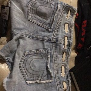True religion woman shorts